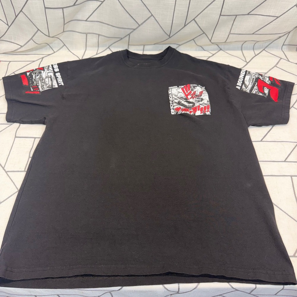Savage Crew Graphic T-Shirt 2XL Black Tokyo Racing Manga Streetwear JDM Car